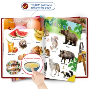 Talking E-Book Montessori Interactive Toy Children