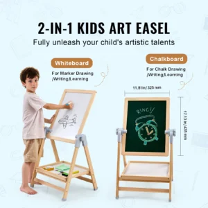 Magnetic Drawing Board Easel with Painting Accessories