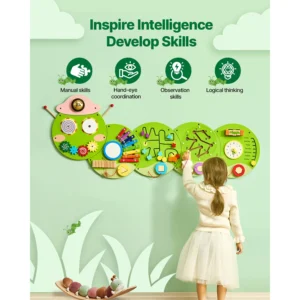Caterpillar Children Wall Busy Board for Kids